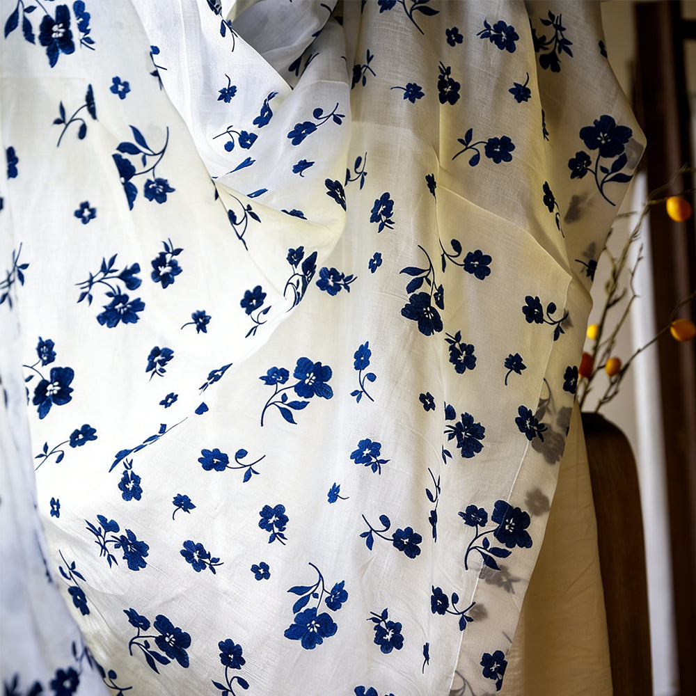 Bluebell Linen Sheer