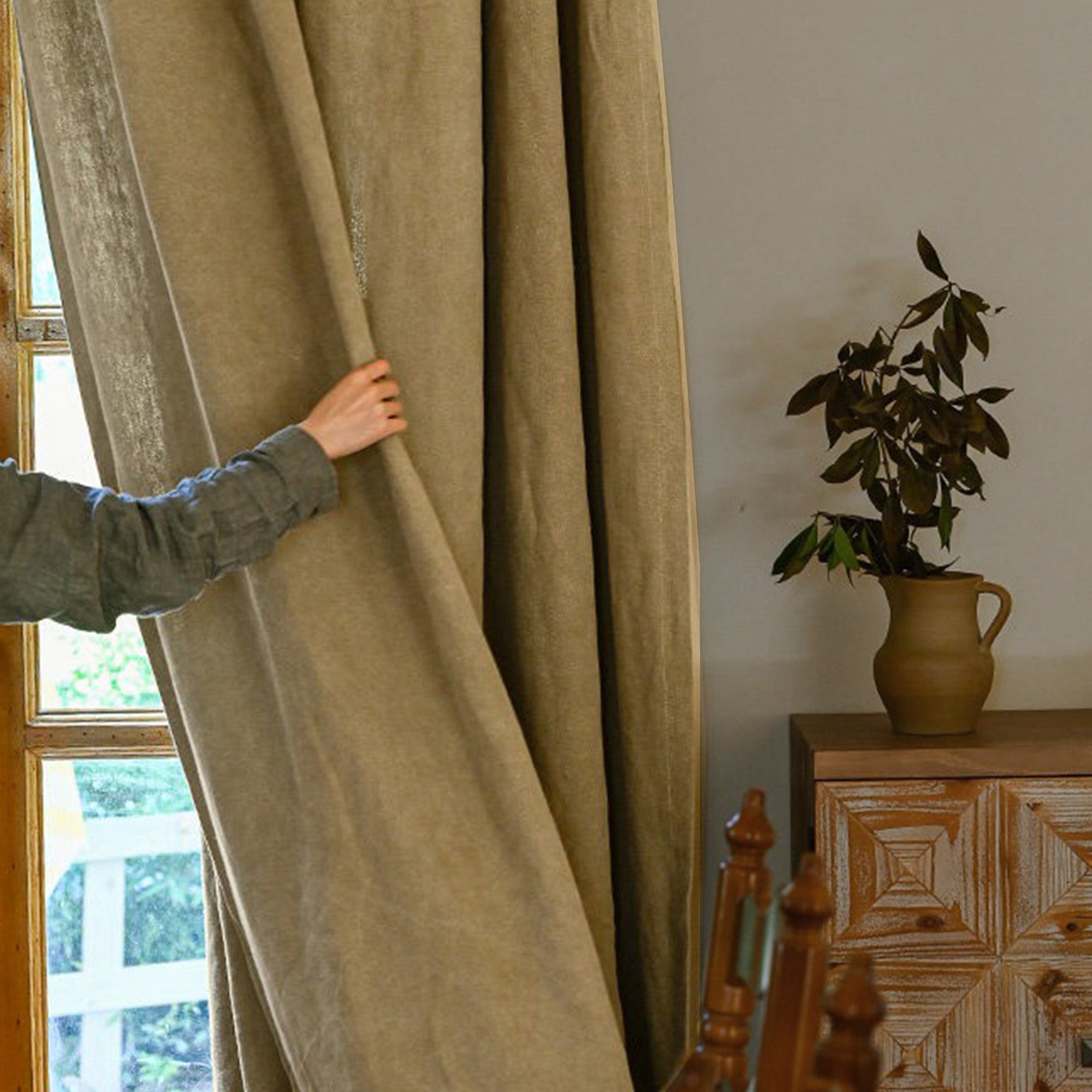Bronzed Dusk Linen