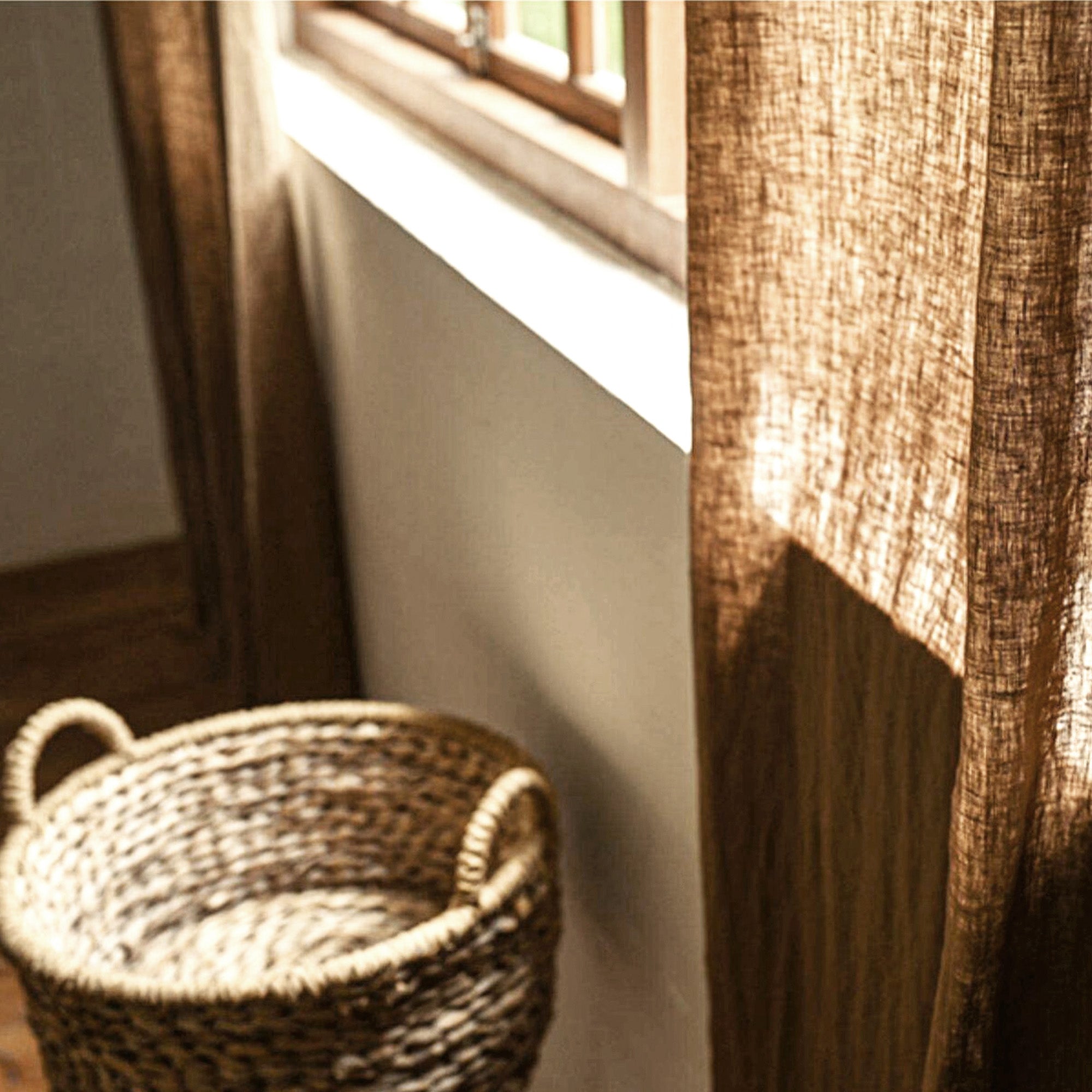 Chestnut Weave Linen