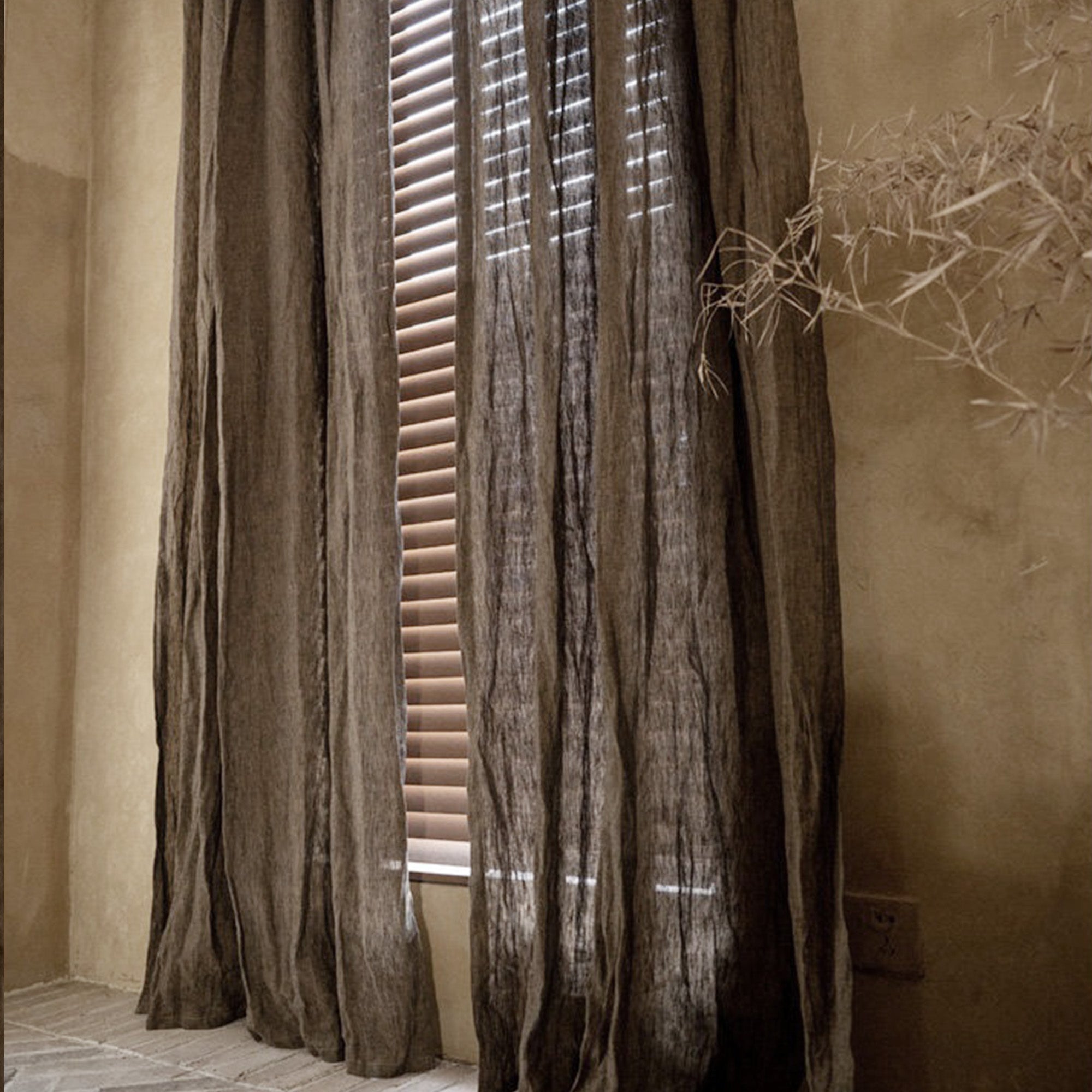 Cocoa Wash Linen