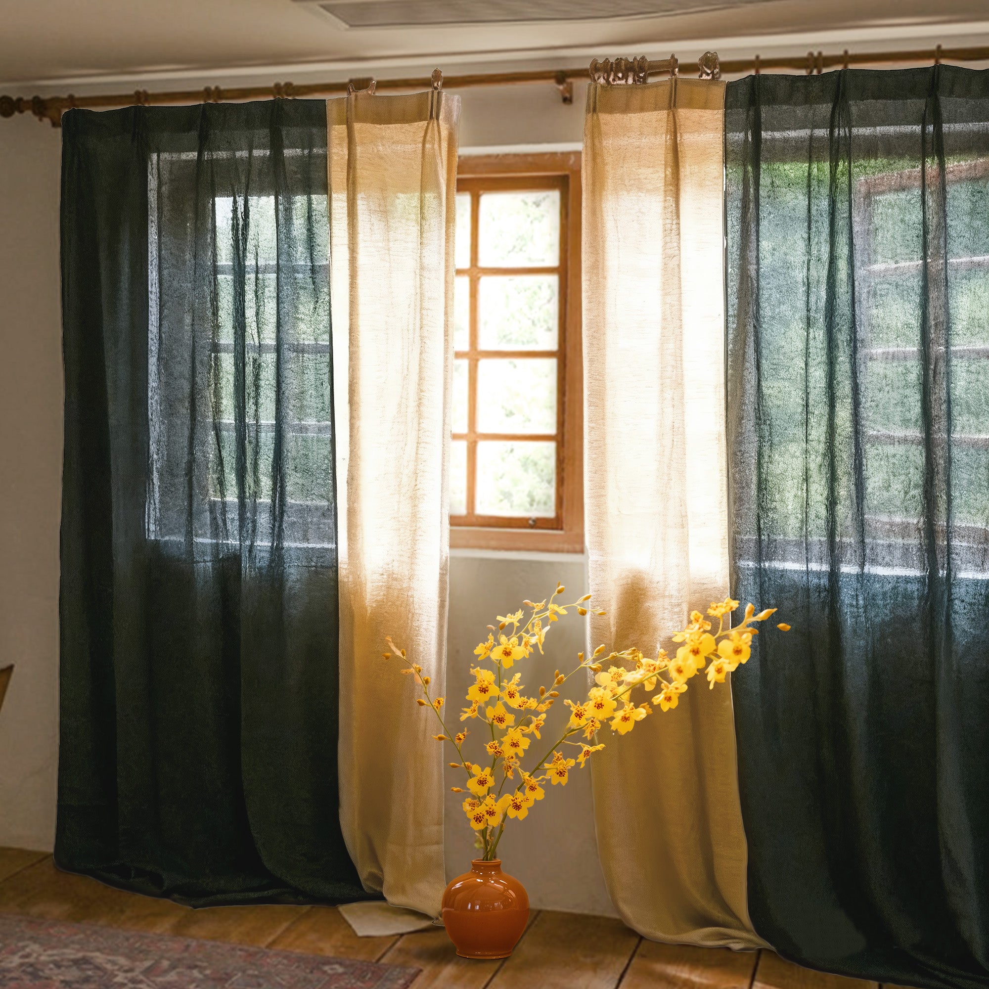 Forest Sand Linen