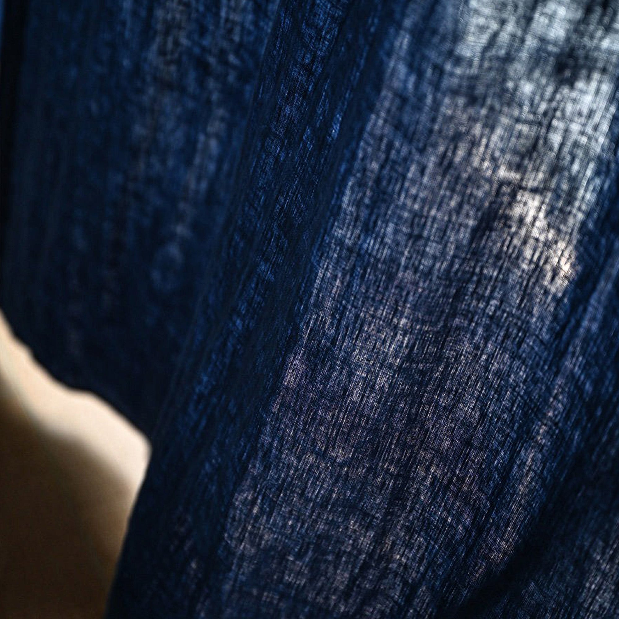 Indigo Slub Linen