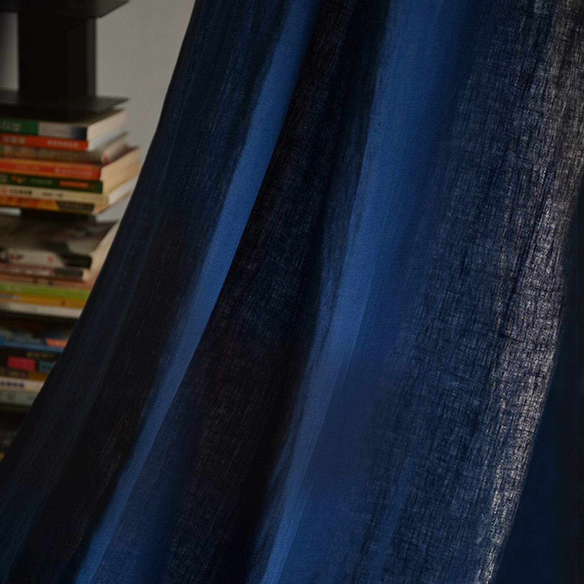 Indigo Slub Linen