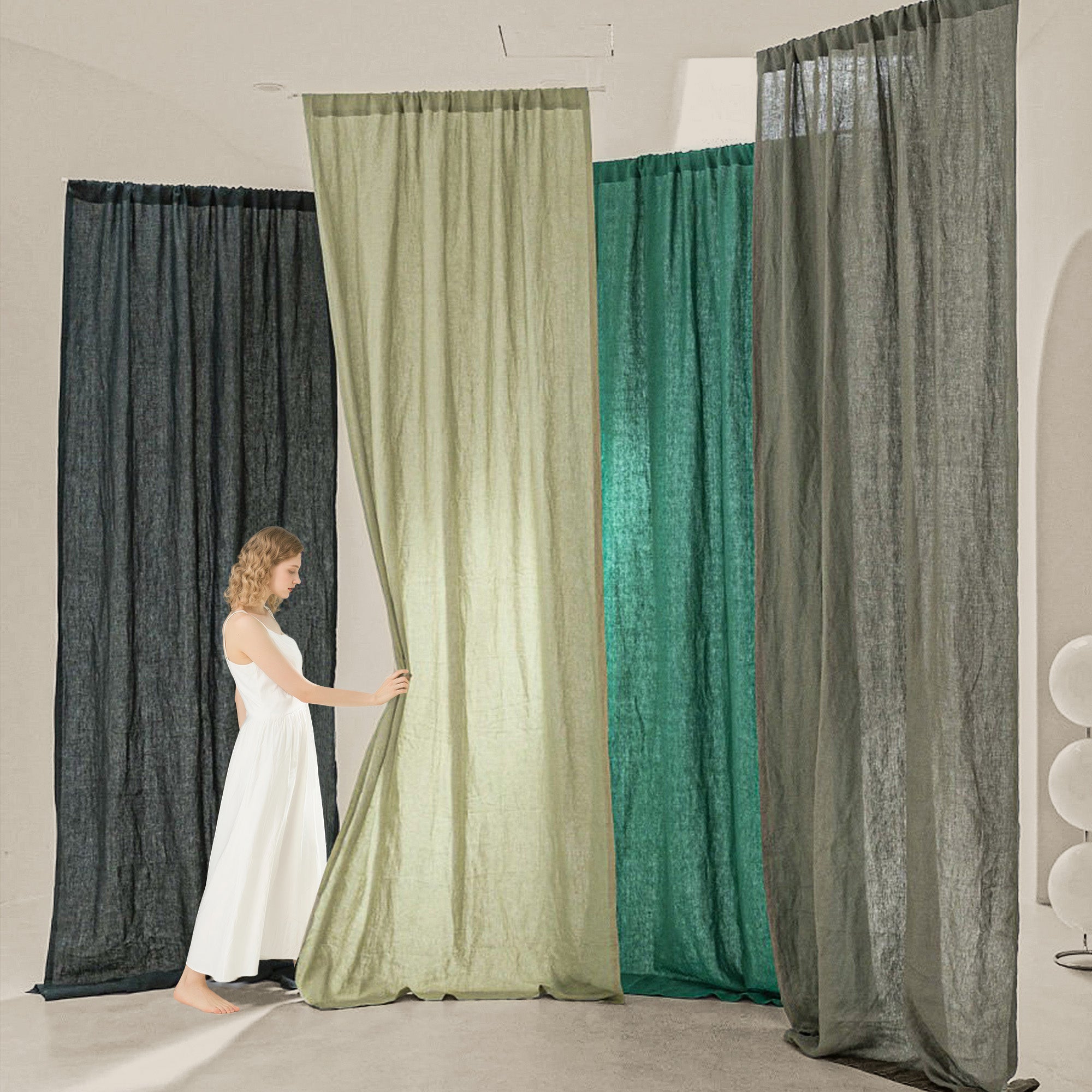Meadow Green Linen