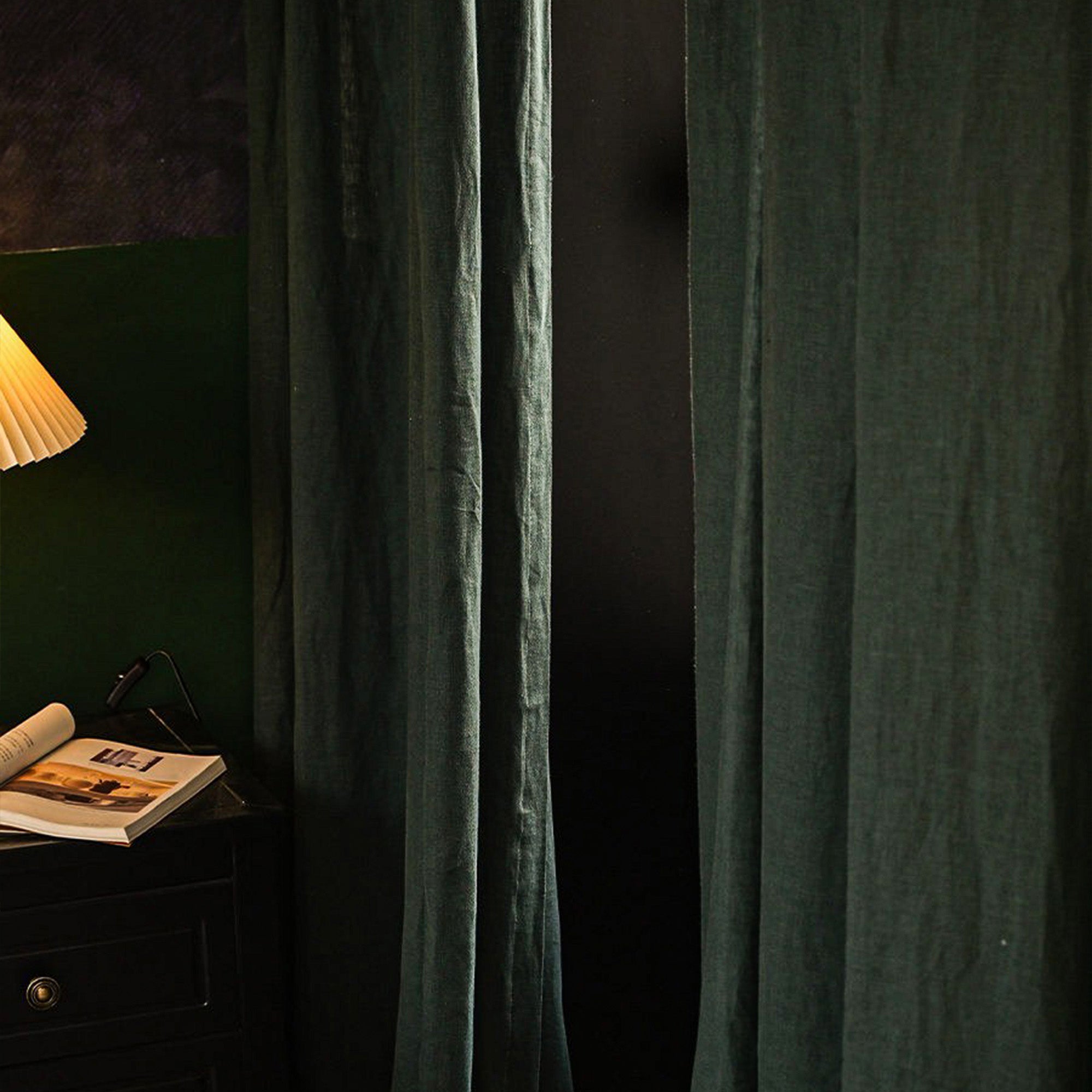 Scholar Green Linen