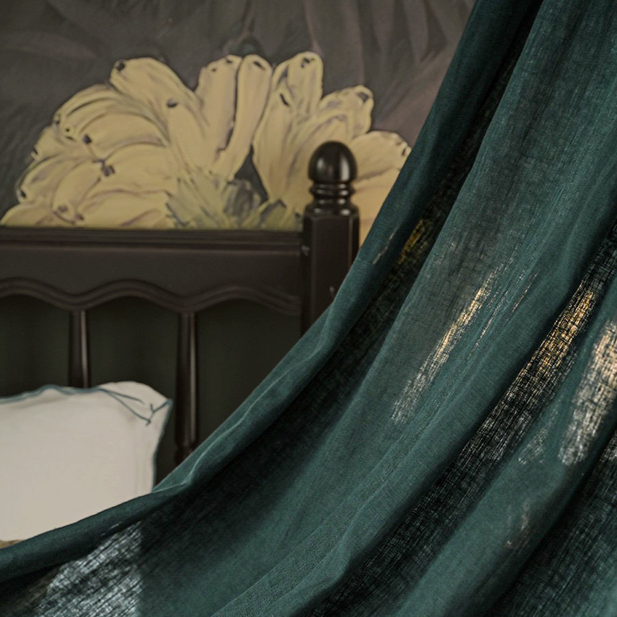 Scholar Green Linen